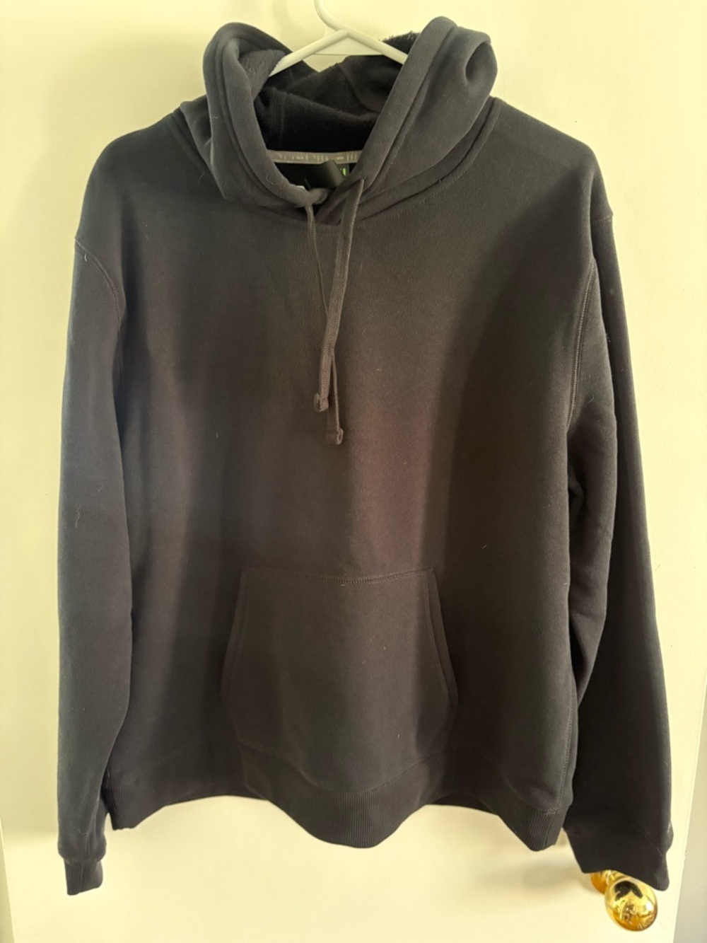 Black hooded sweatshirt size XL